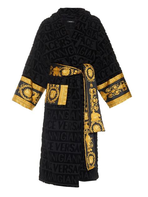 versace bathrobe men's|Versace dressing gowns for men.